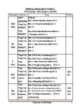 Kế hoạch bài học tuần 13 lớp 4 - Năm học 2016-2017 - Lê Văn Hoàn